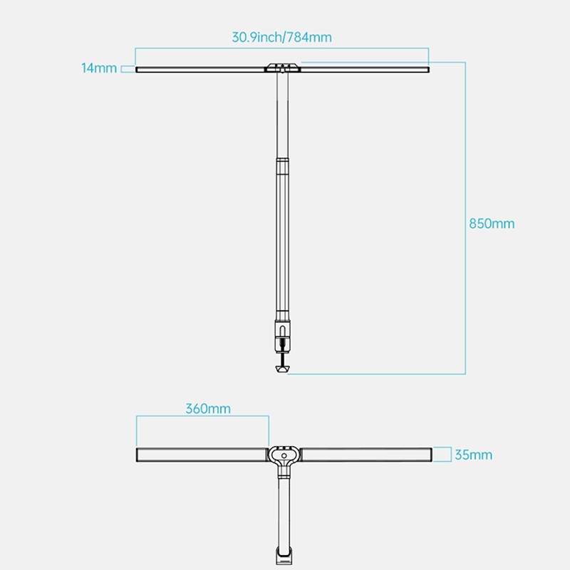 LAMPKA KREŚLARSKA LAMPA BIURKOWA LED PODWÓJNA MOCNA + ŁADOWARKA 24W Kolekcja brak
