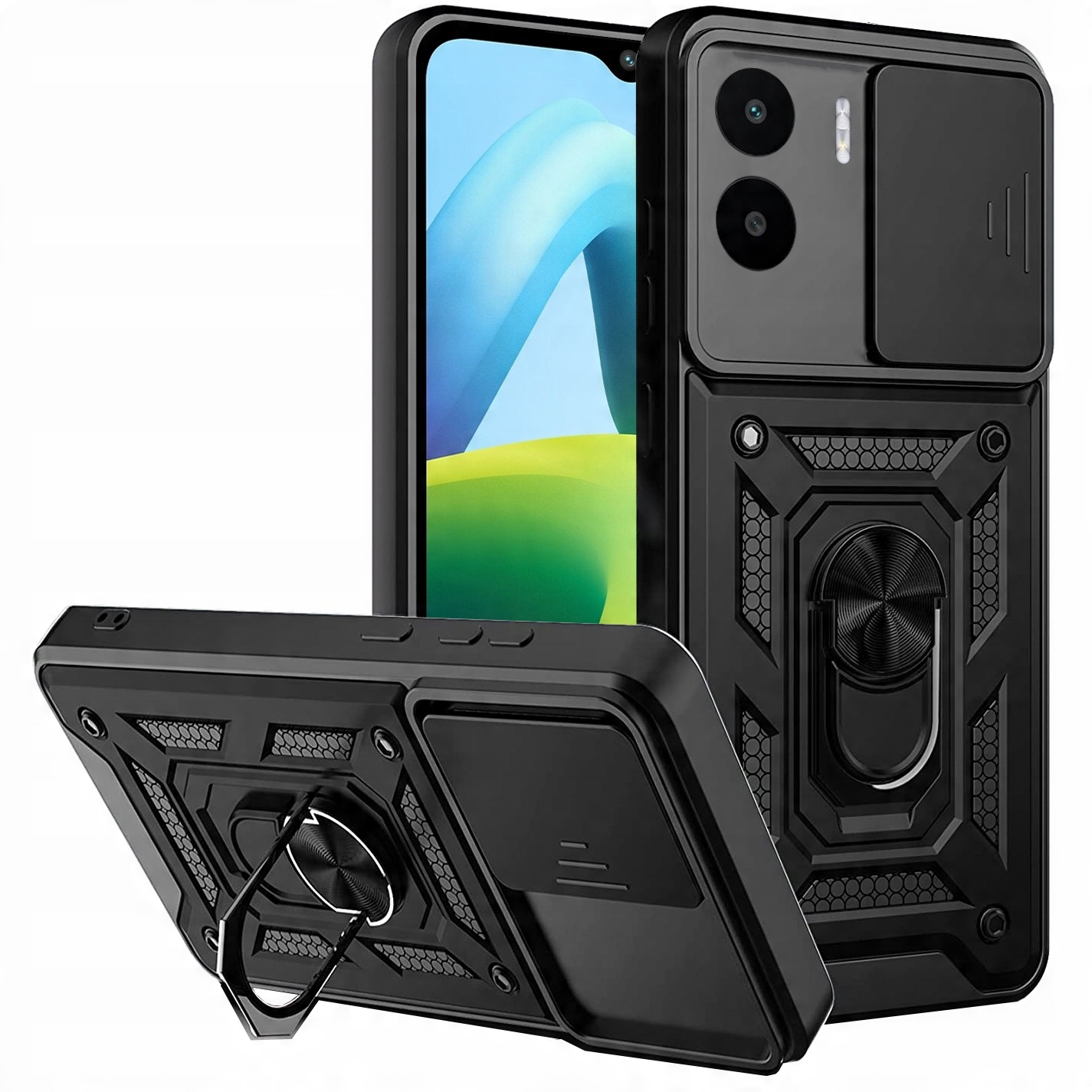 

Etui Pancerne Slide do Xiaomi Redmi A1 Szkło