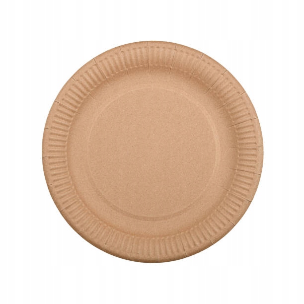 

Talerz papierowy brązowy eko kraft 23cm 100 szt.