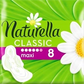 

Podpaski skrzydełka Naturella Classic Maxi 8 szt.