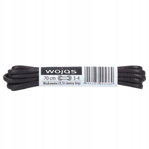 

Wojas sznurowadła woskowane 70cm ciemny brąz