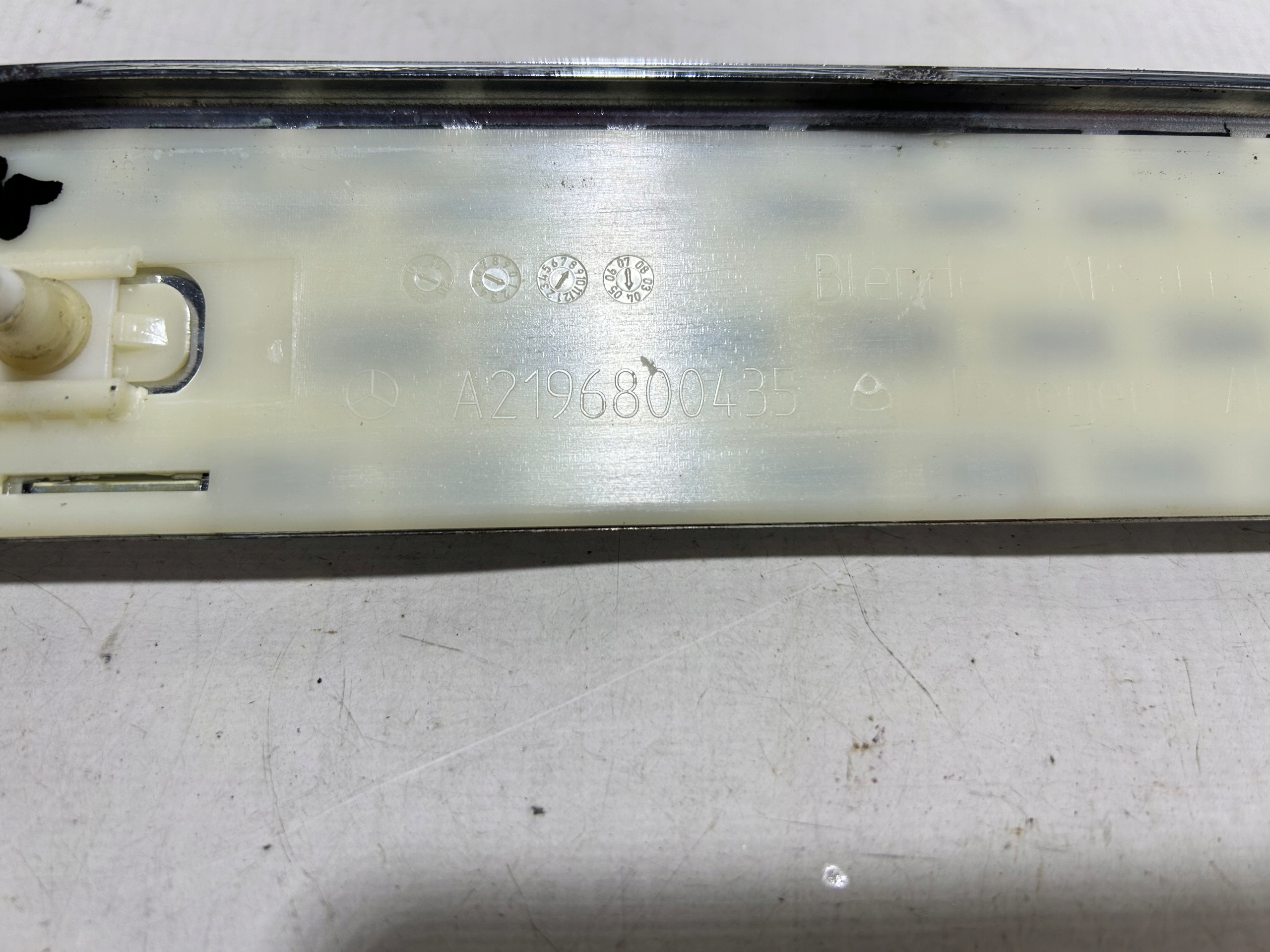 mouldings threshold caps MERCEDES CLS W219 AMG KOMPLET