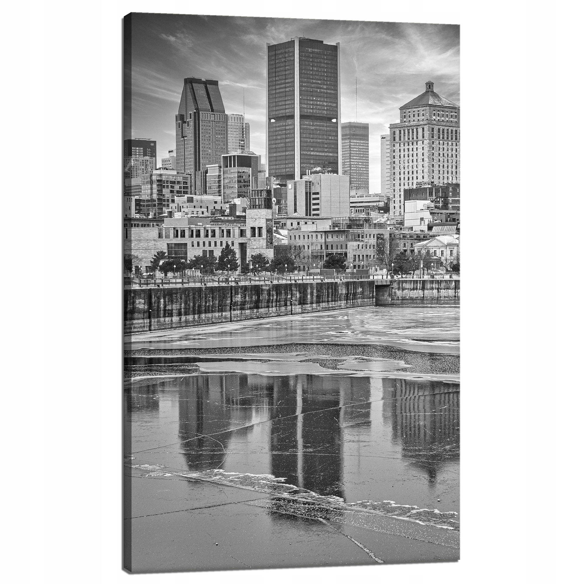 Obraz na plátně Architektura Mrakodrapy Metropole Amerika Usa 60x100 cm