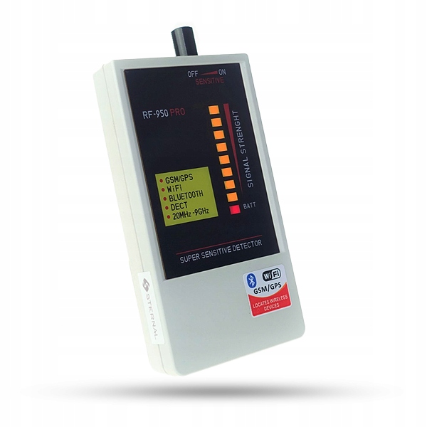 WYKRYWACZ PODSŁUCHÓW GSM LOKALIZATORÓW GPS KAMER