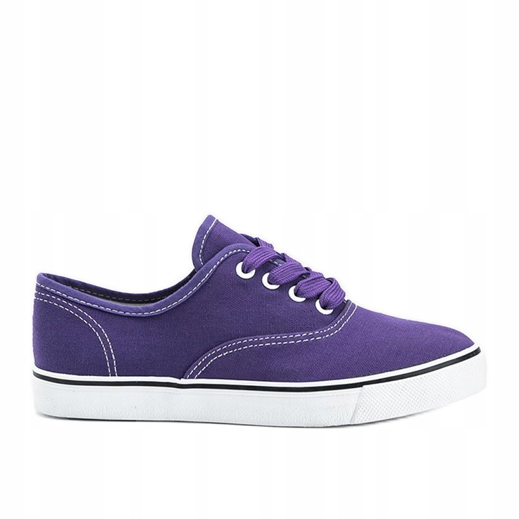 

Fioletowe Tkanina Buty Kobiety Trampki r.40