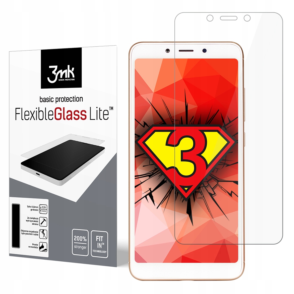 

Do Xiaomi Redmi 6A Global szkło hybryda 3mk FGLite