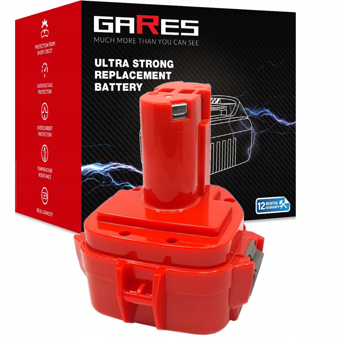 Baterie Akumulátor pro Makita UC120DR 1050DA 6319D 12V 2Ah