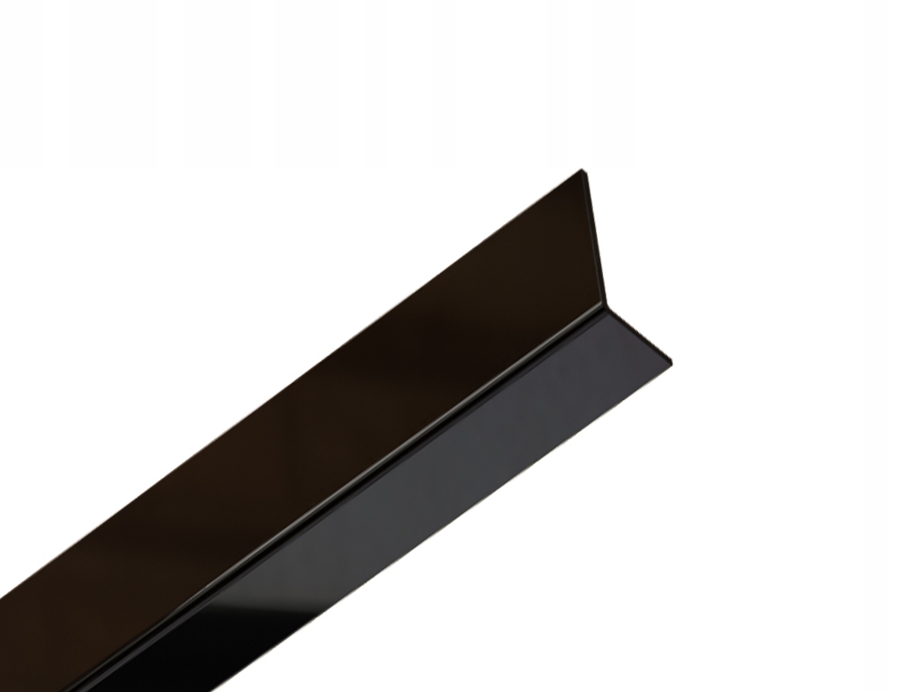 Úhelník Dokončovací Černý Lesklý 2x1x270 cm vnější