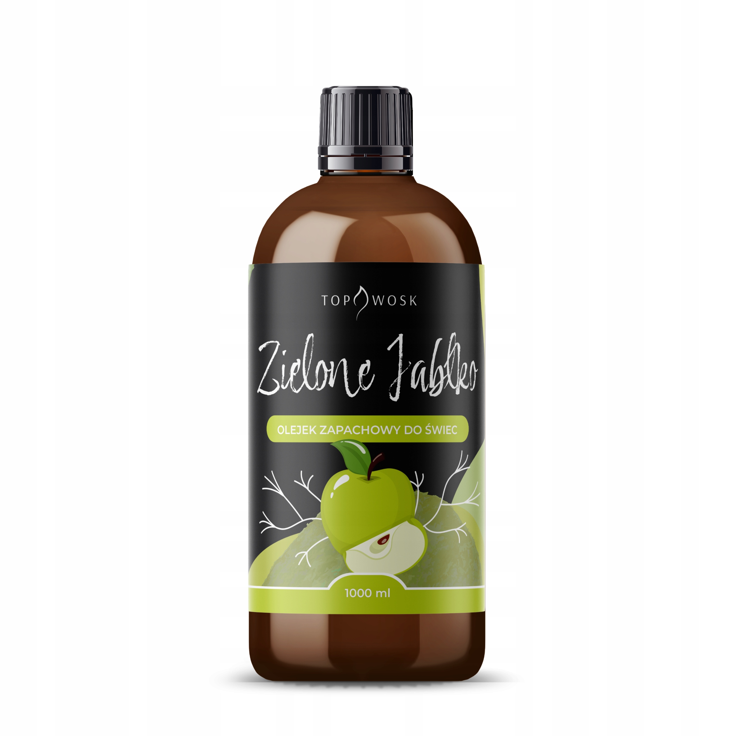 Vôňa do voskových sviečok parafín Zelené Jablko 1000 ml vonný olej