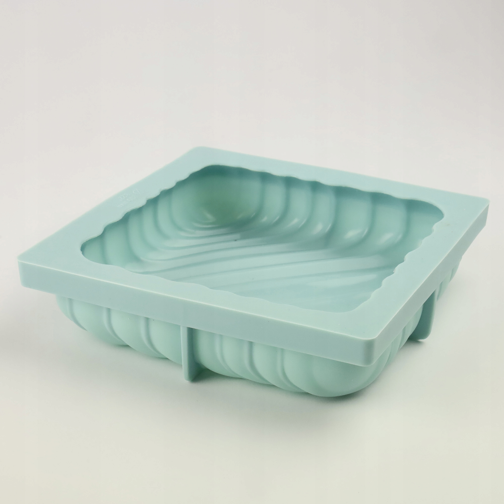 FORMA SILIKONOWA KWADRAT PASKI 3D NA BABKĘ DESER PRZEKĄSKI MUSY 17,5x17,5CM
