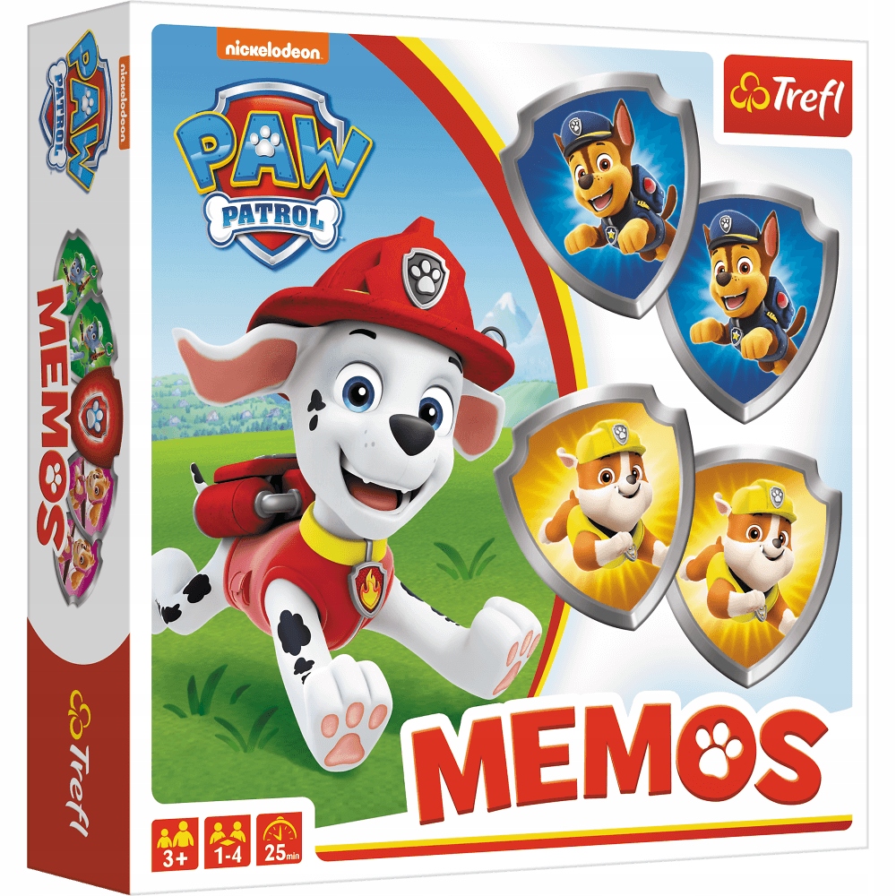 GRA MEMORY MEMOS PSI PATROL PAW PATROL TREFL 01892 Nazwa Memos Psi Patrol