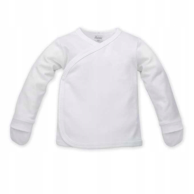 

Kaftan biały kaftanik z łapkami, White Pinokio 56