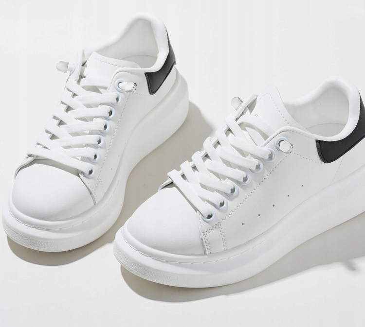 SZNUROWADŁA BEZ WIĄZANIA UNIWERSALNE SZNURÓWKI GUMOWE BIAŁE WH 100CM EAN (GTIN) 5904569275938