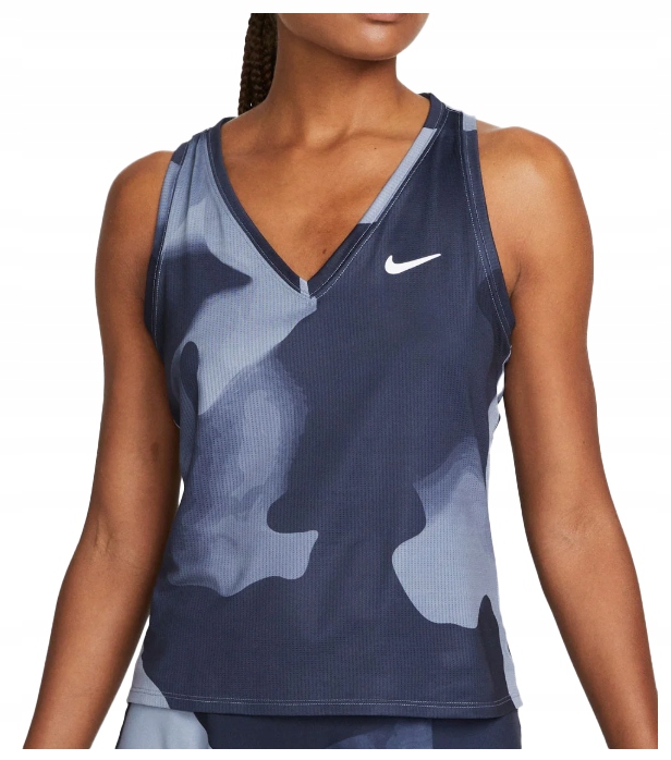 Dámské tenisové tričko Nike Top Court Dri-Fit Slim-Fit DD8847-493 L