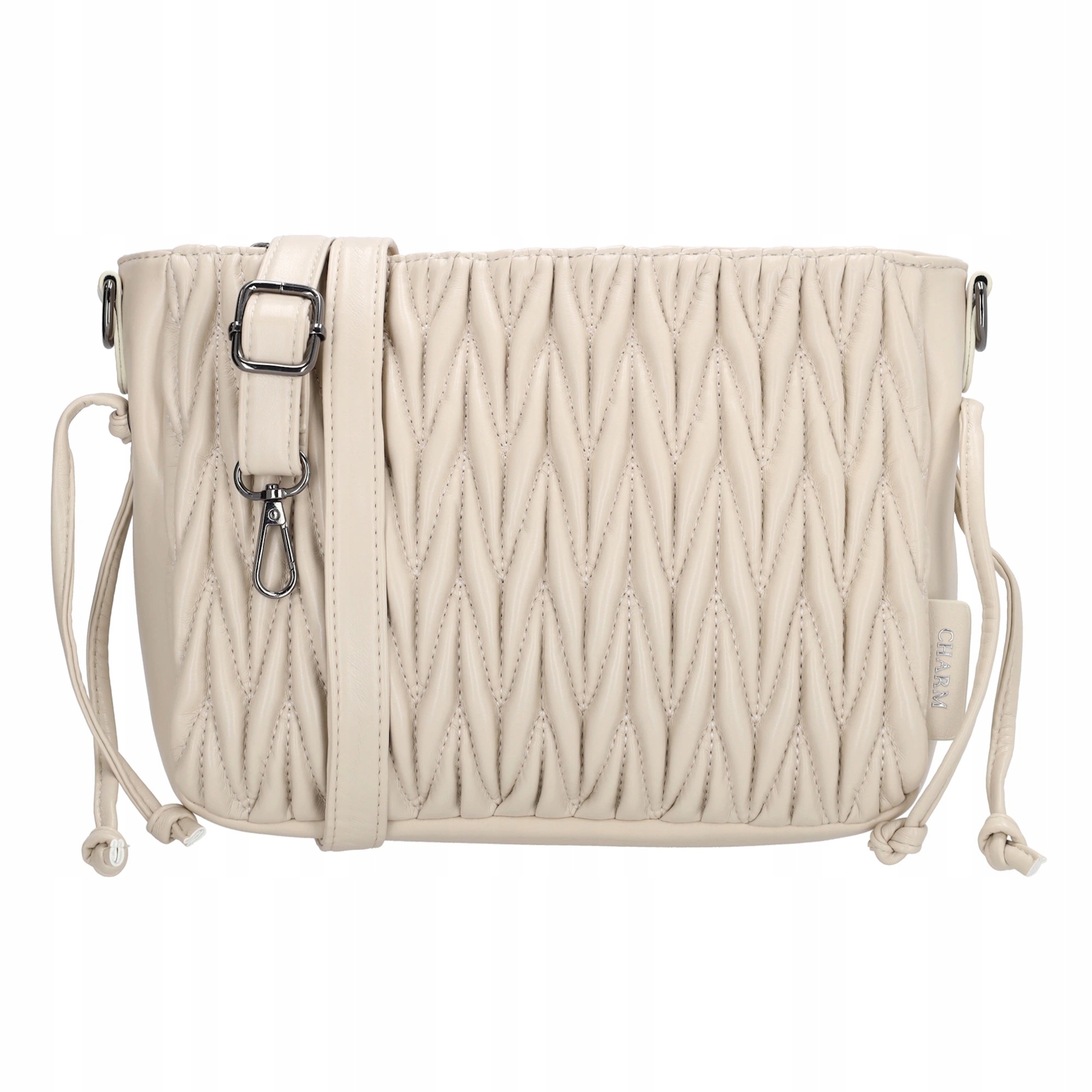 Dámská crossbody kabelka Charm London West End béžová 25x20 cm