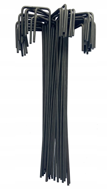 SZPILKI METALOWE KOTWY KOŁKI AGROWŁÓKNINA 20CM 50