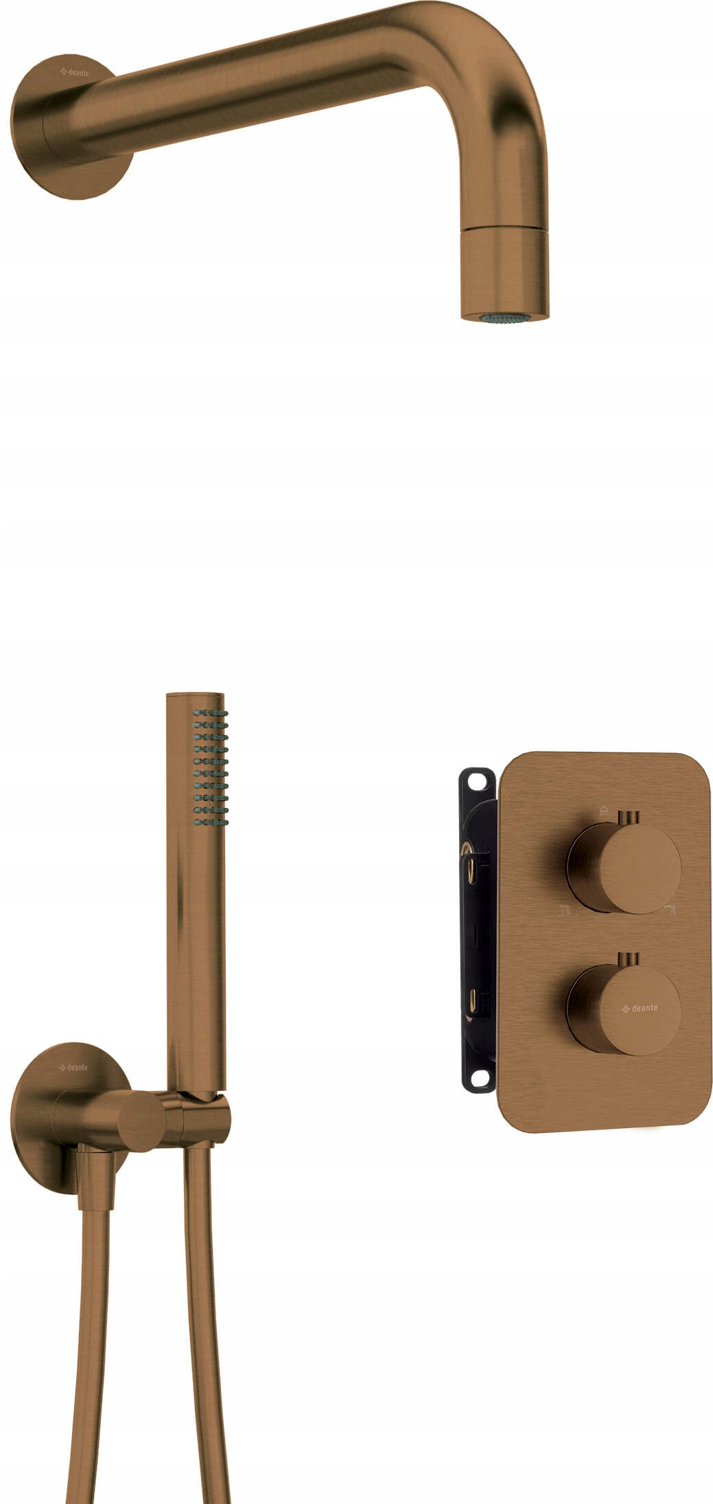 Deante Podomítkový sprchový set s termostatickým boxom Box Bxyzcebt