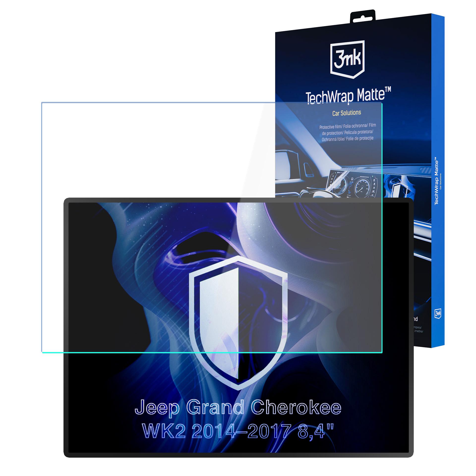 Folia matowa Jeep Grand Cherokee WK2 2014-2017 8,4" 3mk TechWrap