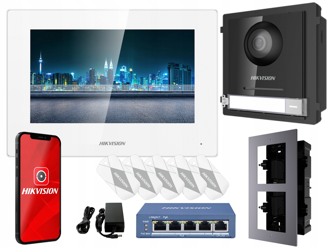

Wideodomofon Ip Hikvision Full Hd Podtynk 2M WiFi