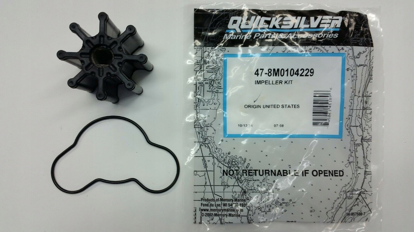 8m0104229 - Крыльчатка водяного насоса MerCruiser