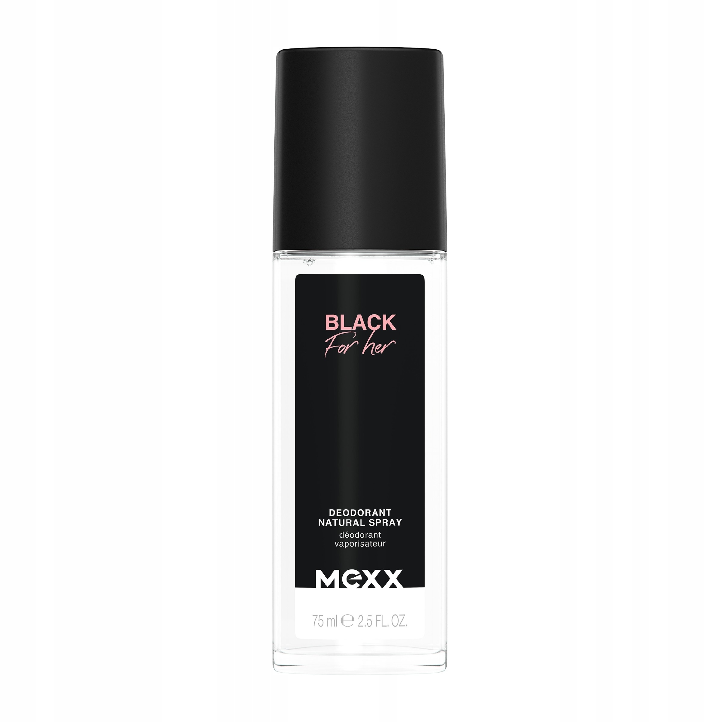 Mexx Deodorant přírodní sprej Black for Her 75 ml