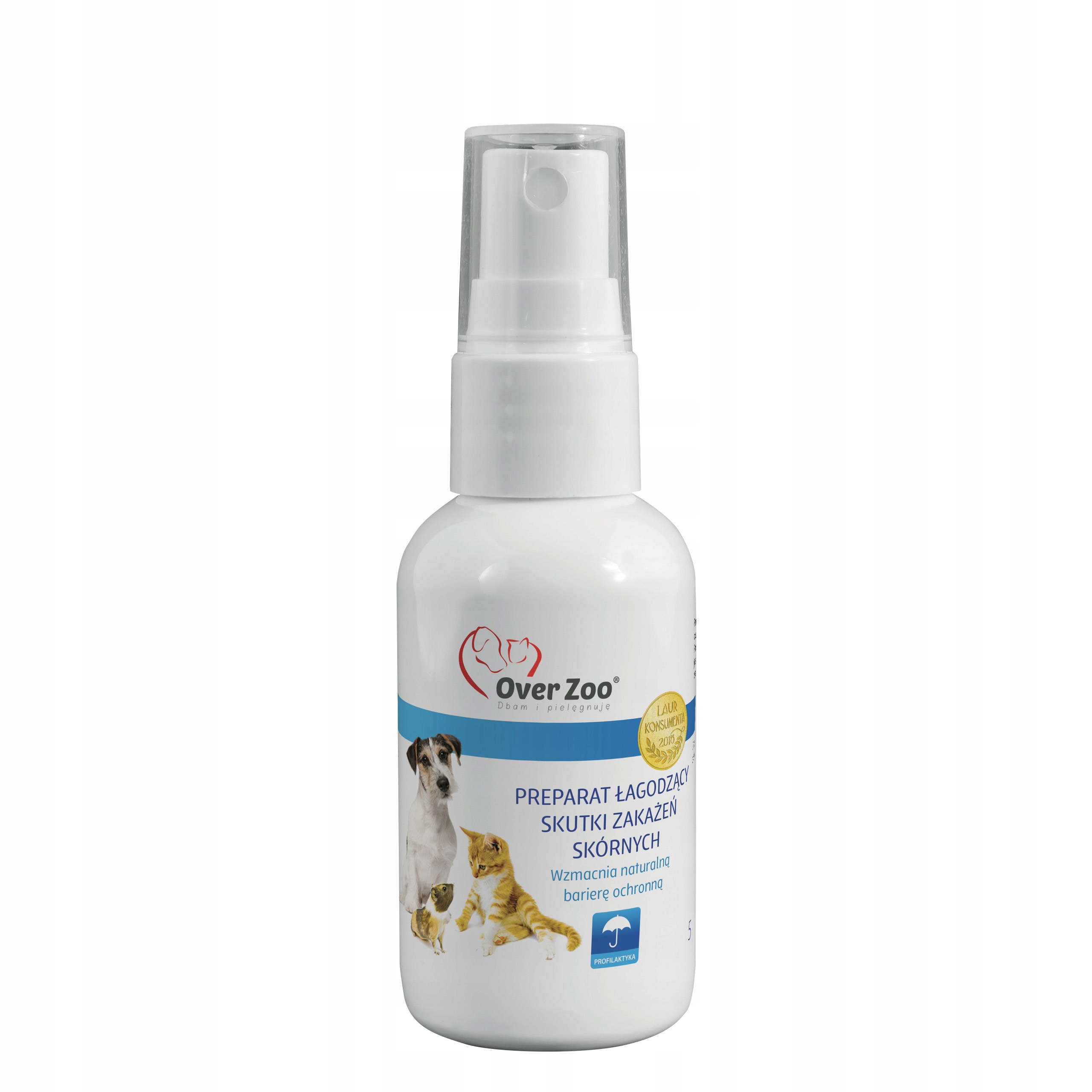 

Over Zoo preparat łagodzący skutki zakażeń 50ml