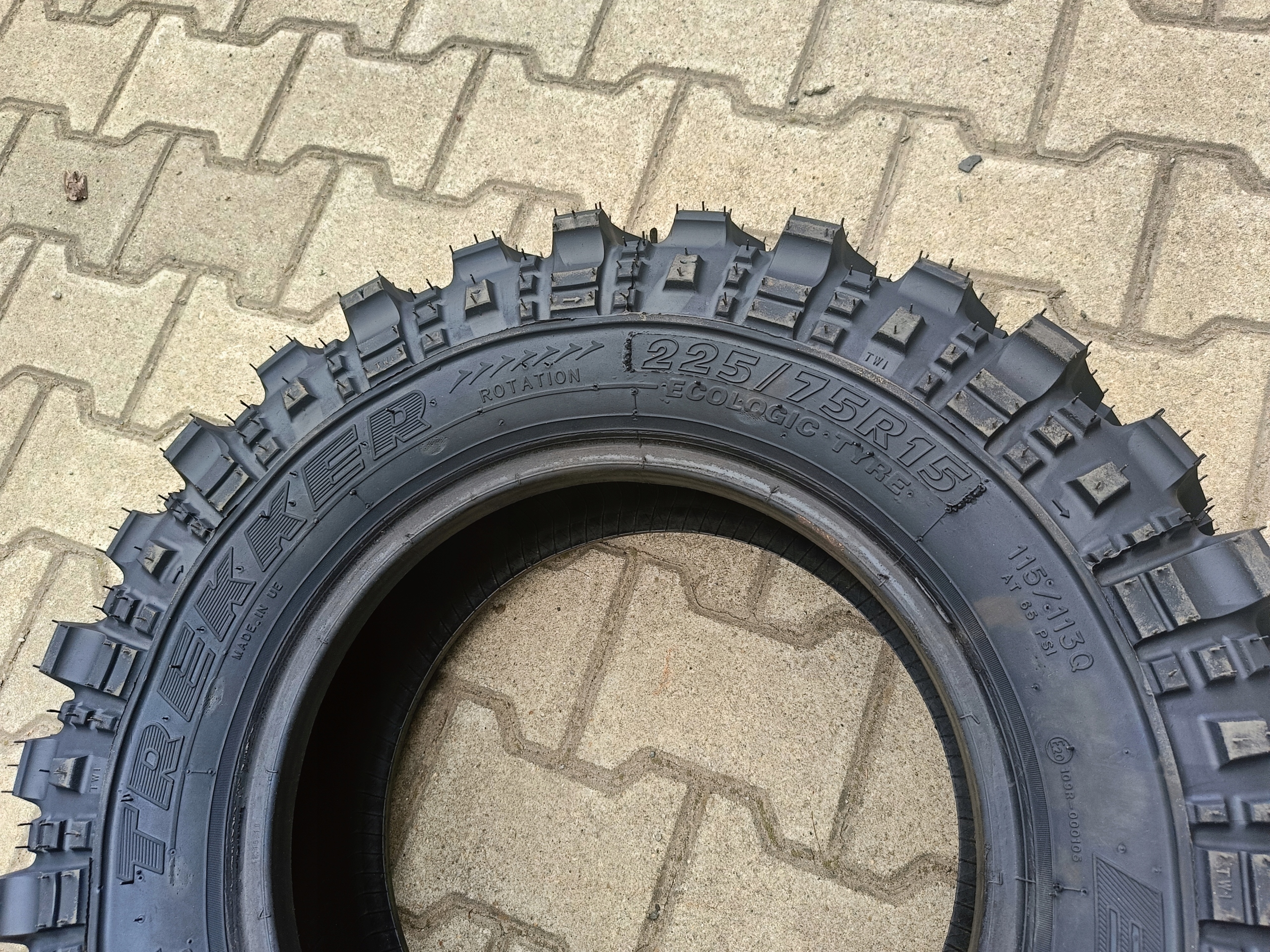 4x OPONY 225/75R15 TREKKER KOPIA SIMEX OFF ROAD M+S Model Simex