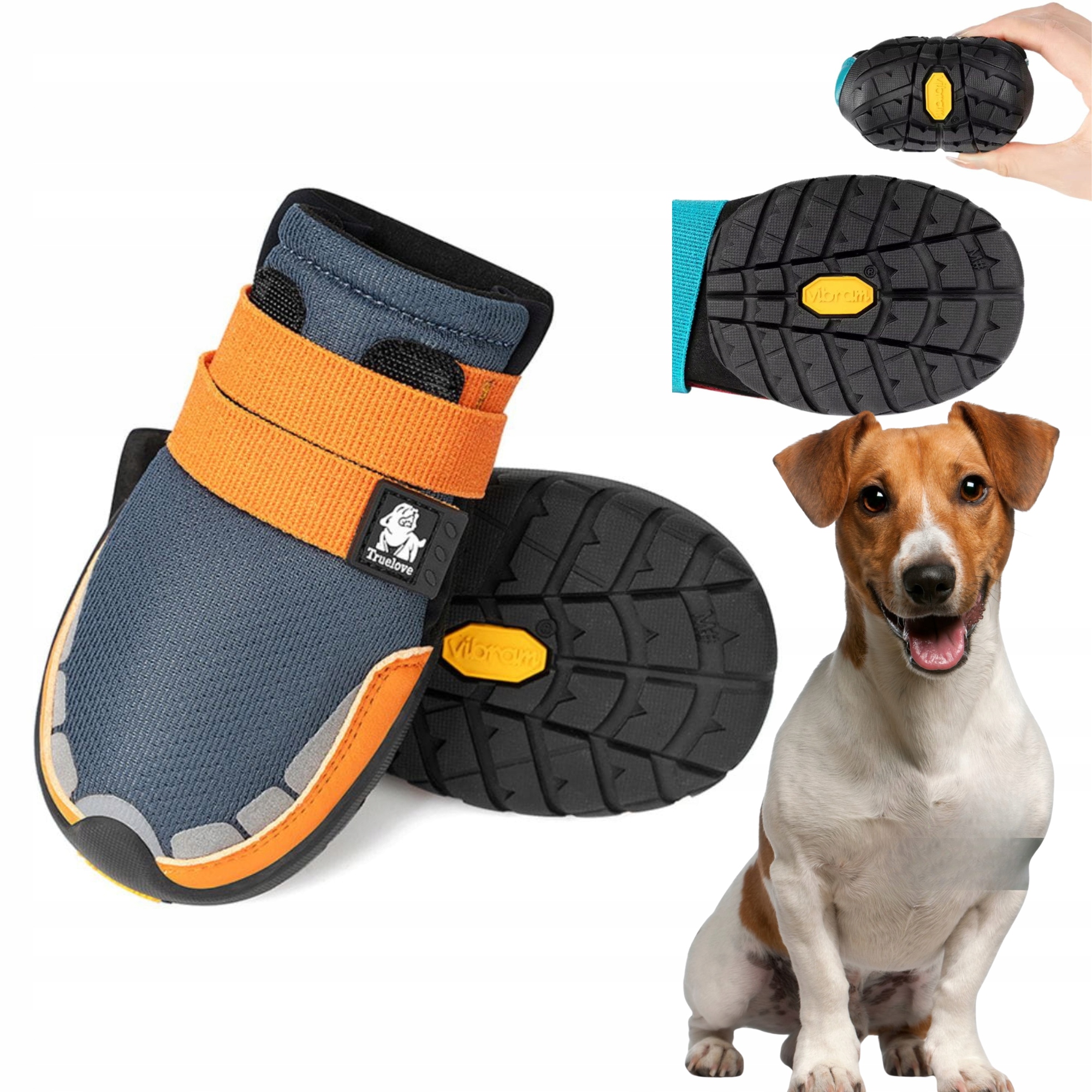 Boty Pro Psa Truelove On Track Podrážka Vibram Xxs (2 ks) 4,4 cm Tmavě Modré