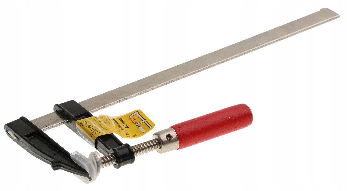 

Ścisk Stolarski Zacisk Meblowy Typ F 80x 300 mm