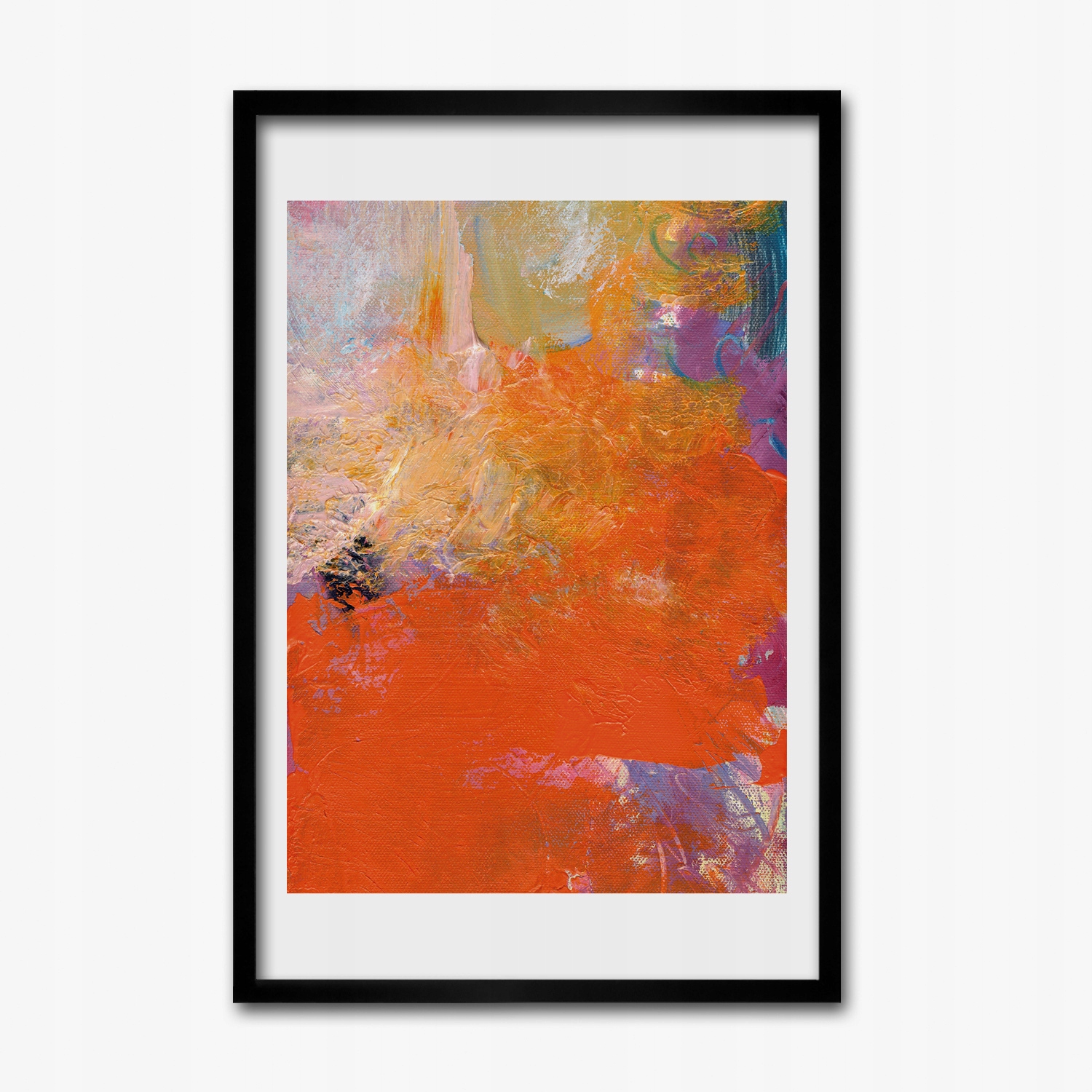 Obraz s rámem Mdf Abstraktní malířství 40x60 cm