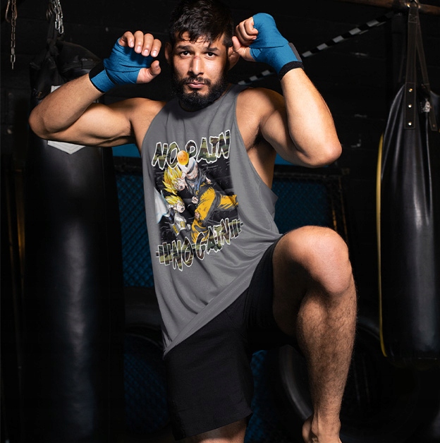 TANK TOP DRAGONBALL DBZ NO PAIN 2 Rozmiar L