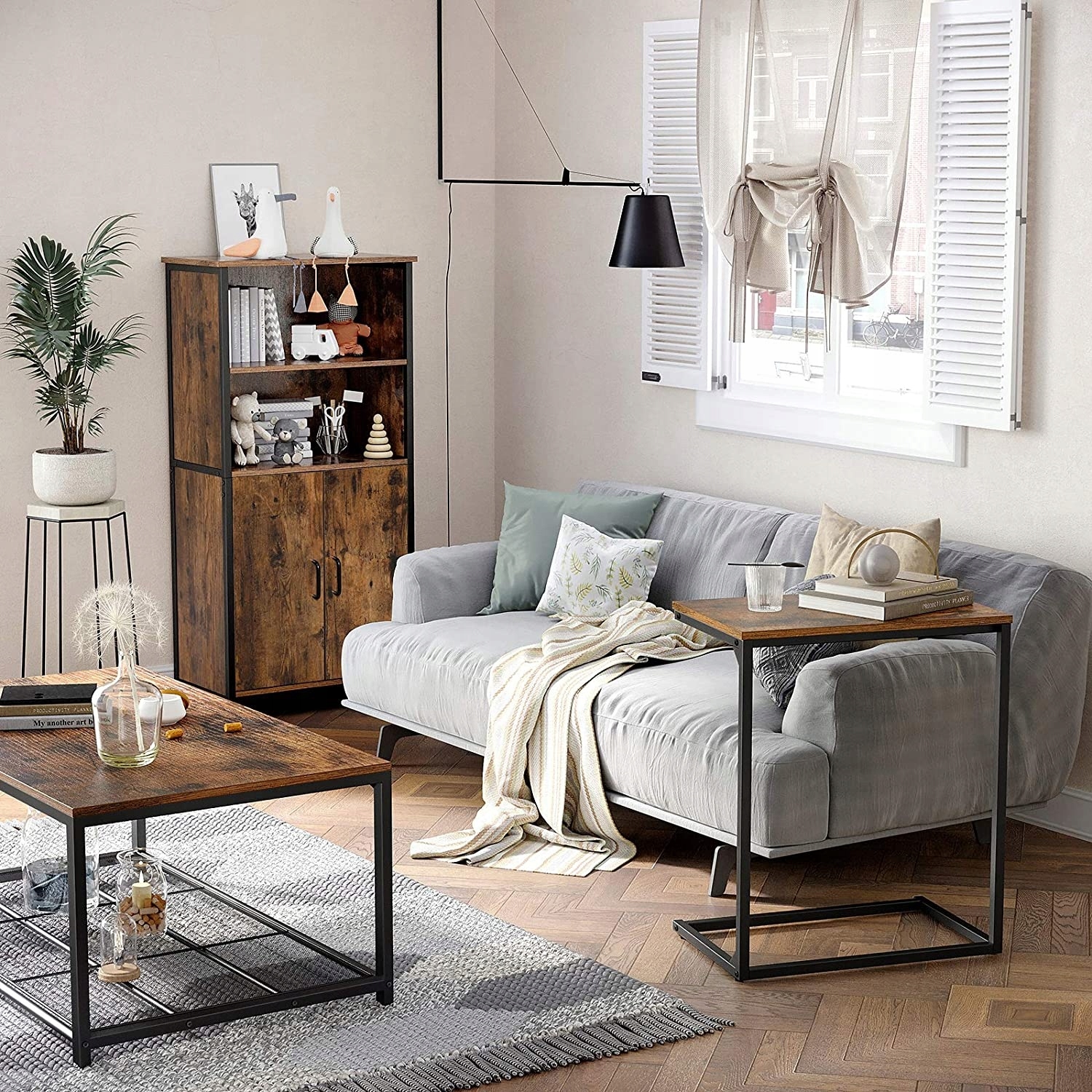 Stolik Boczny Loft Retro Rustykalny Industrialny Marka MUFART