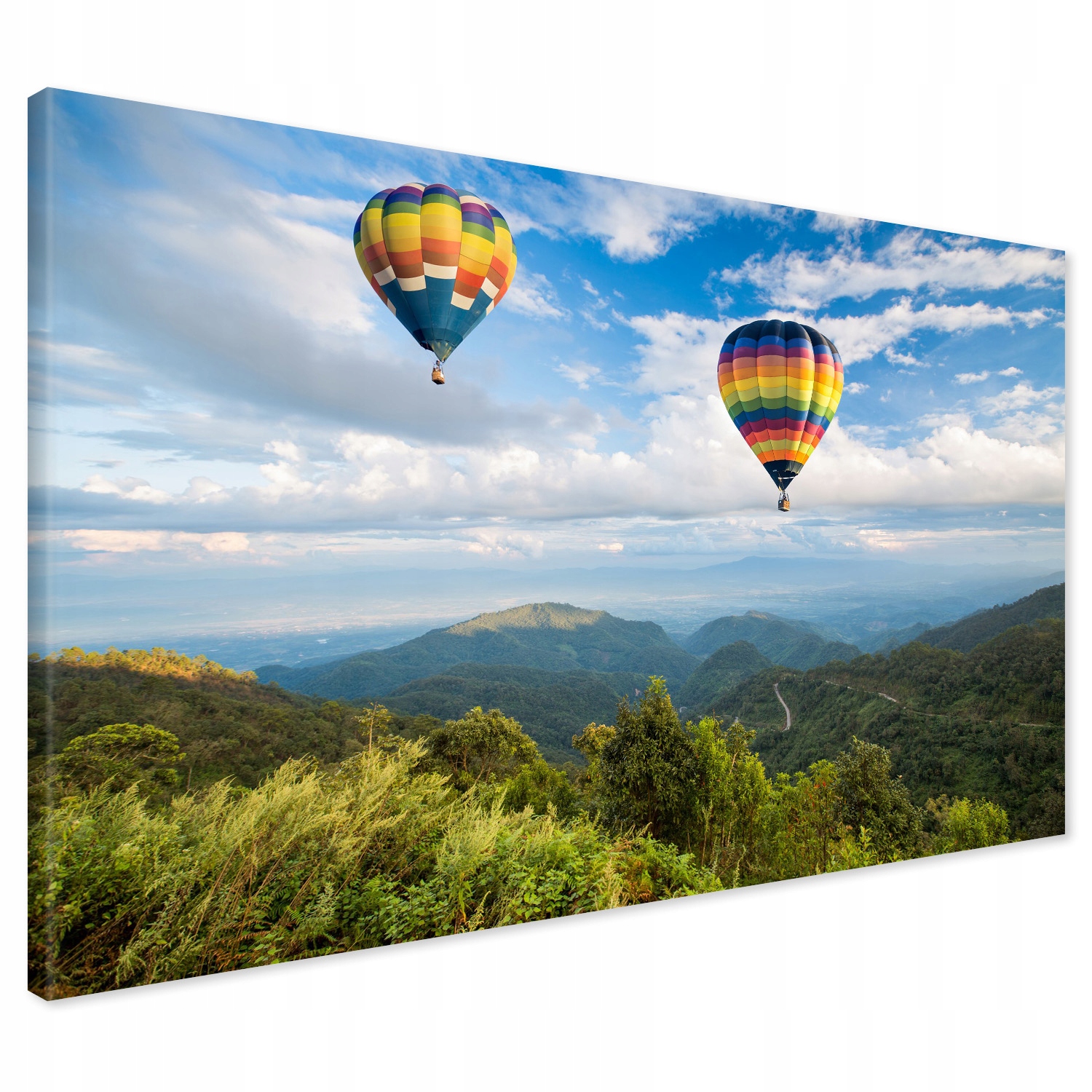 

Obraz na płótnie balony góry 120x80