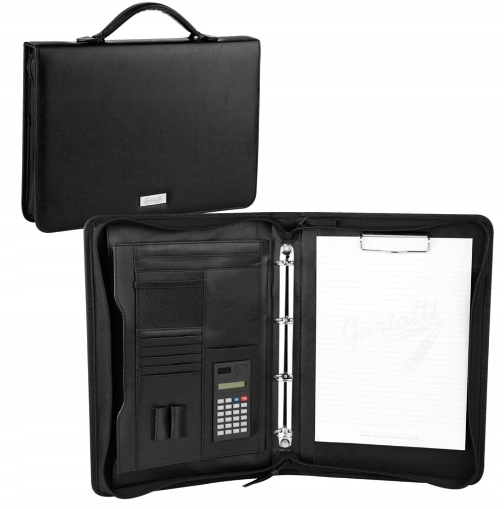 Konferenční aktovka A4 s rukojetí Guriatti černá