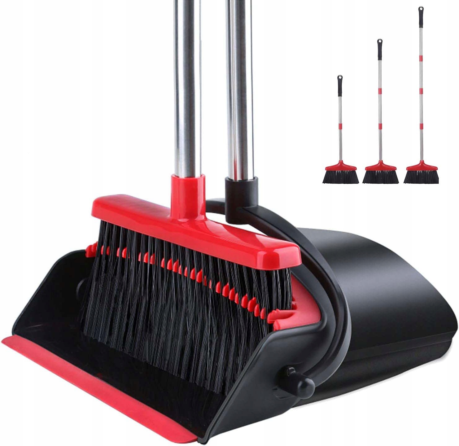 Levně Kartáčová metla Smetáček na tyči s lopatkou Leniuch pro úklid domu