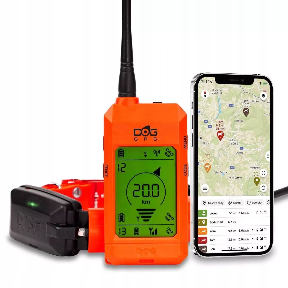 Levně Dogtrace Dog Gps lokátor X30 Short