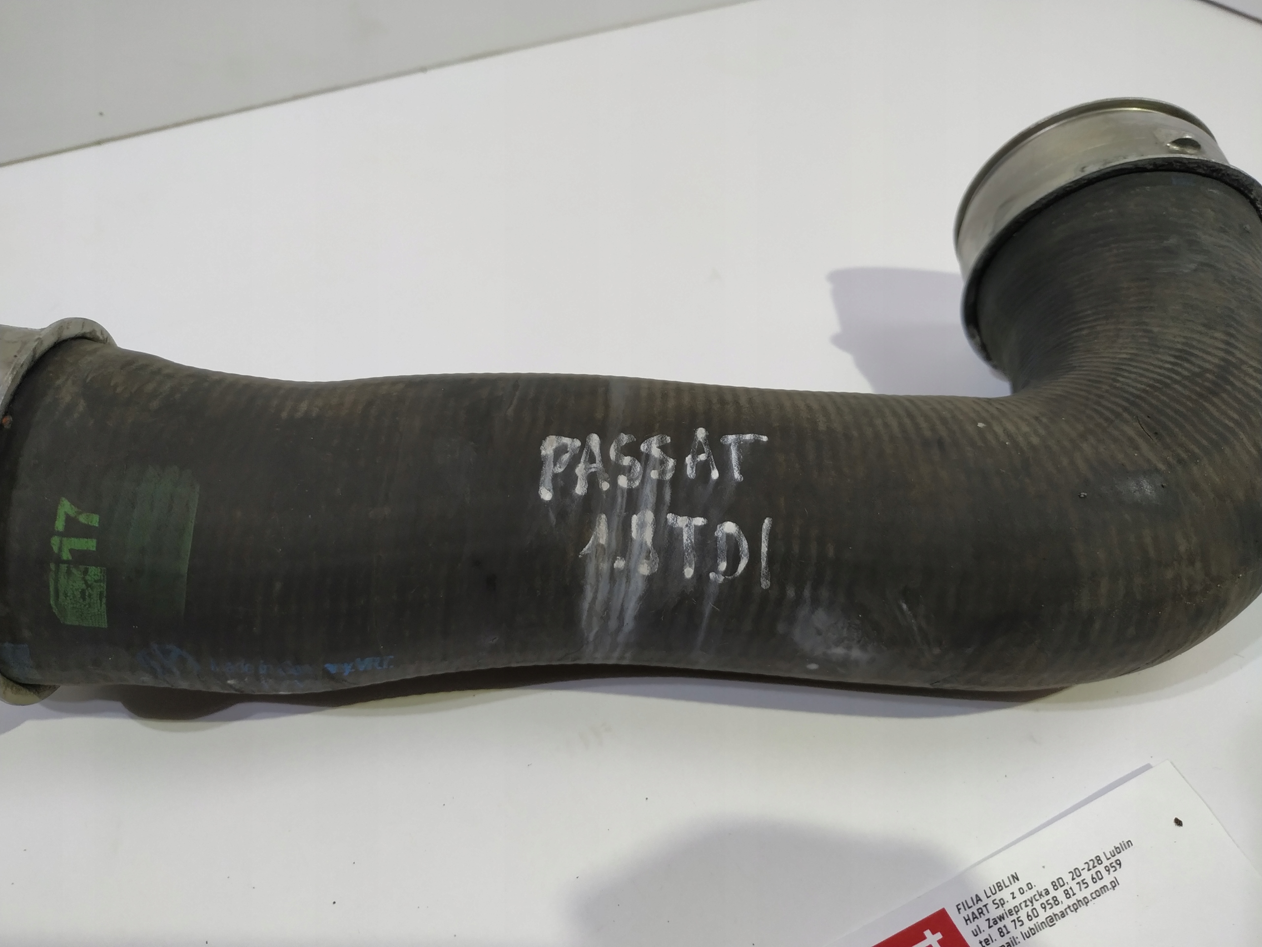 rohr intercooler VW PASSAT 1.9 TDI