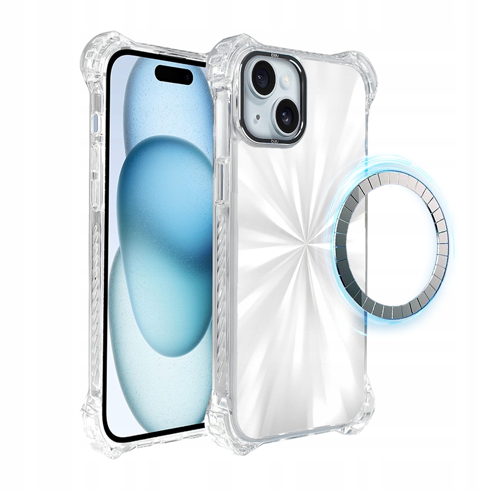 Pouzdro pro iPhone 15 Plus Ibizu DropGuard Ultra s MagSafe, perleťový lesk