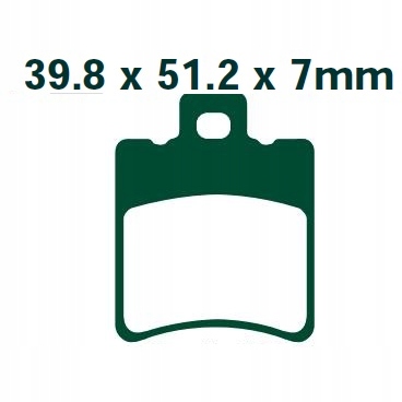 KLOCKI HAMULCOWE PIAGGIO NRG NTT TYPHOON 50 125
