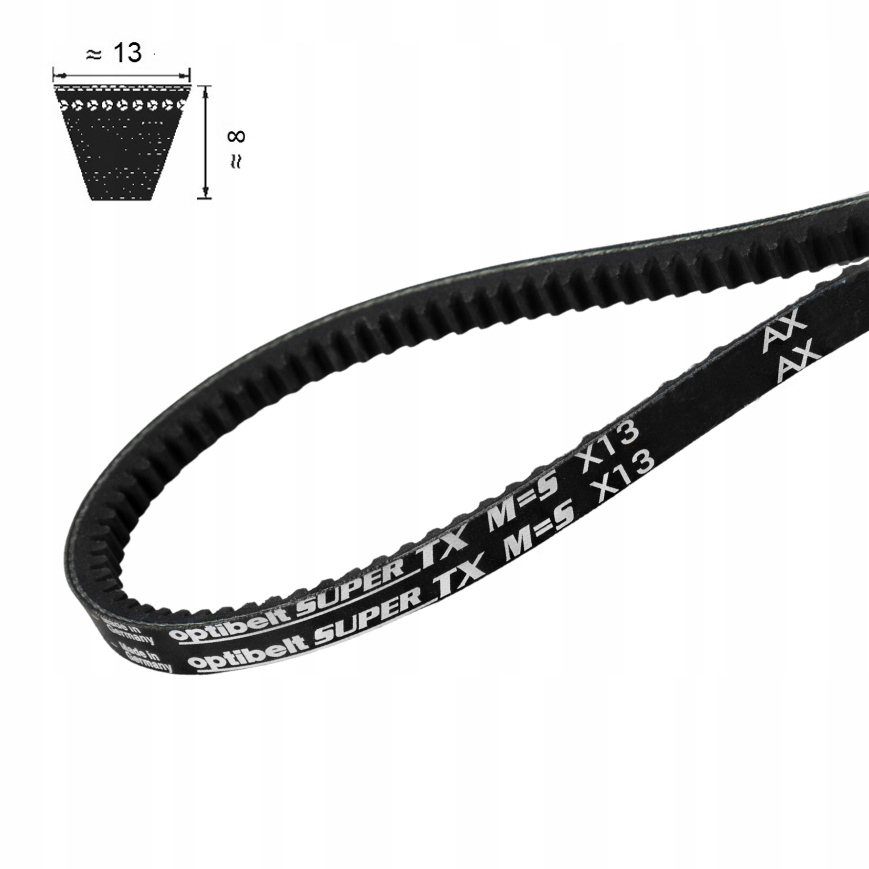 Klínový řemen ozubený Ax 1830 Lp Optibelt 13x1830 (AX71)