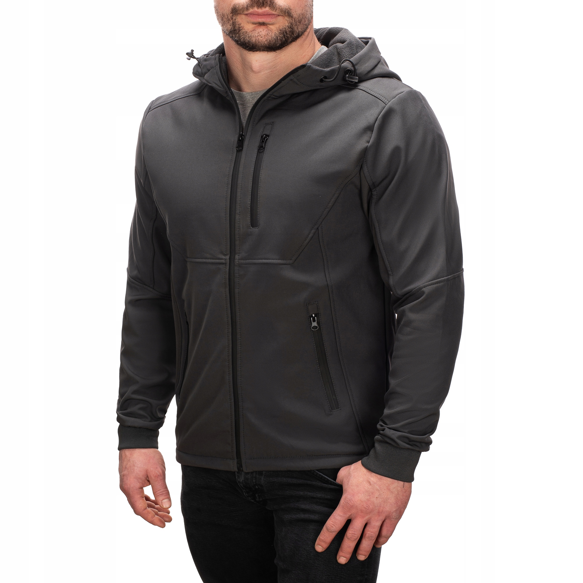 B6529-5 roz. XL MĘSKA KURTKA SOFTSHELL PRZEJSCIOWY Marka Fk_fashion