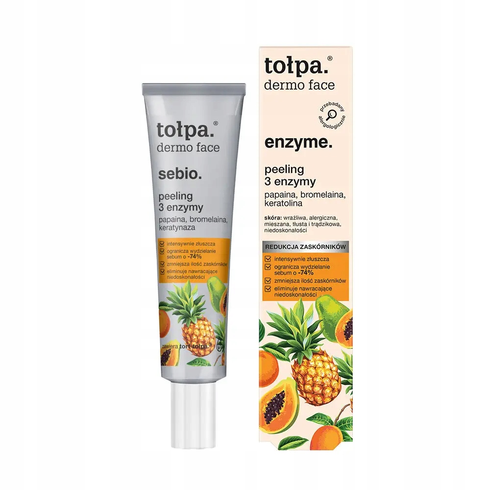 

Tołpa Sebio Peeling Enzymatyczny 3 Enzymy 40ml