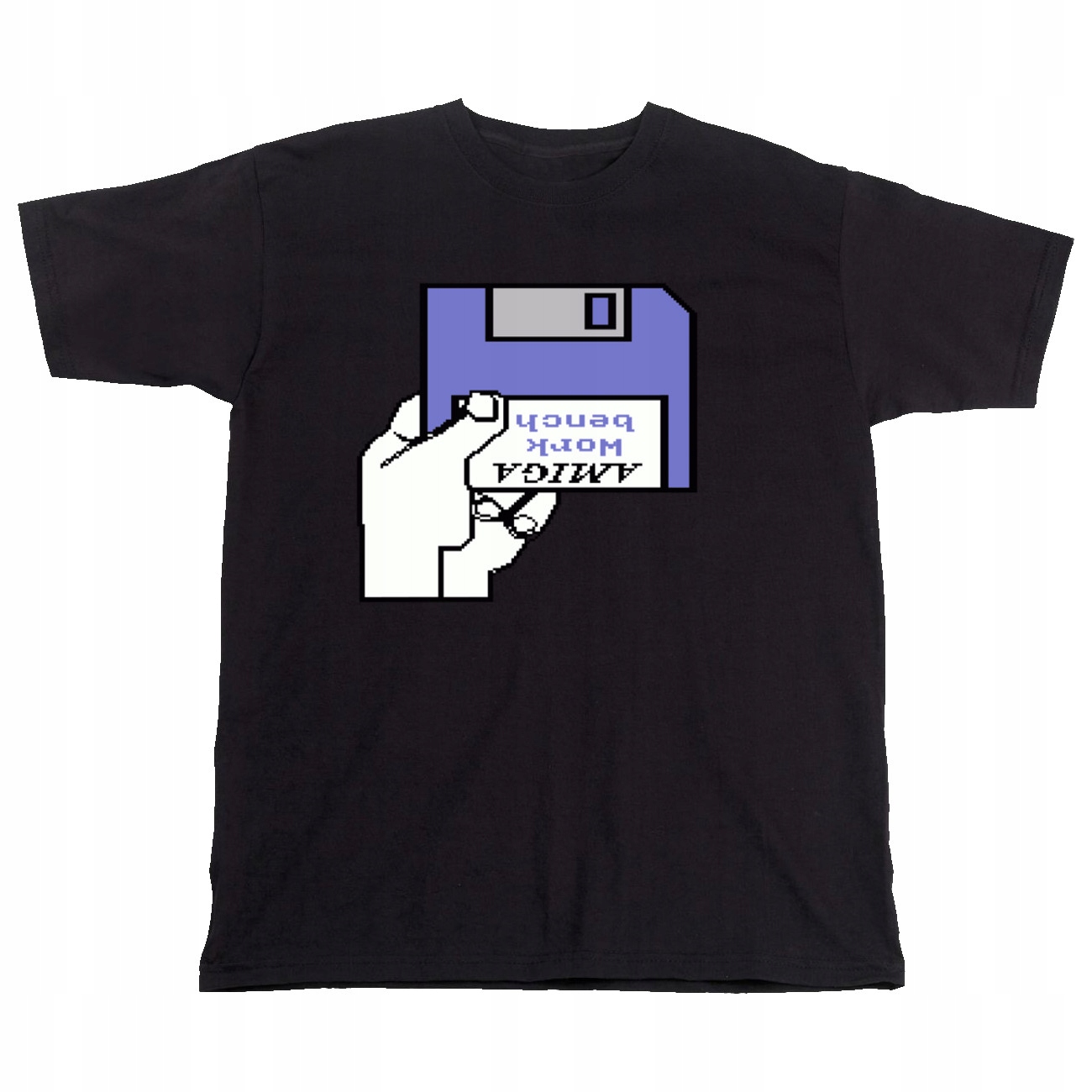 

Koszulka Amiga Retro Gra L 0254 Czarna
