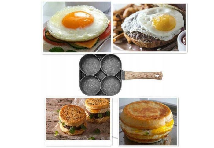

Patelnia do jajek sadzonych na 4 jajka.
