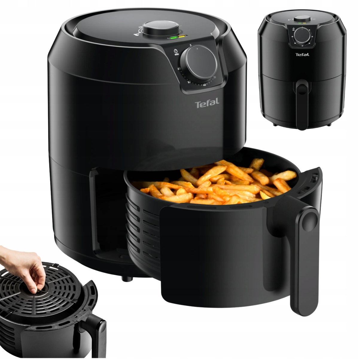 Beztuková fritéza Air Fryer Tefal Easy Fry EY201815 s nízkým obsahem tuku