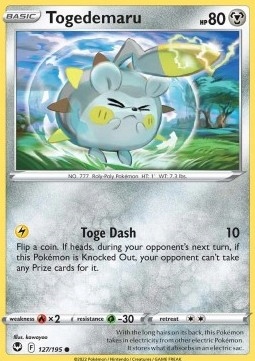 Silver Tempest 127/196 common Togedemaru