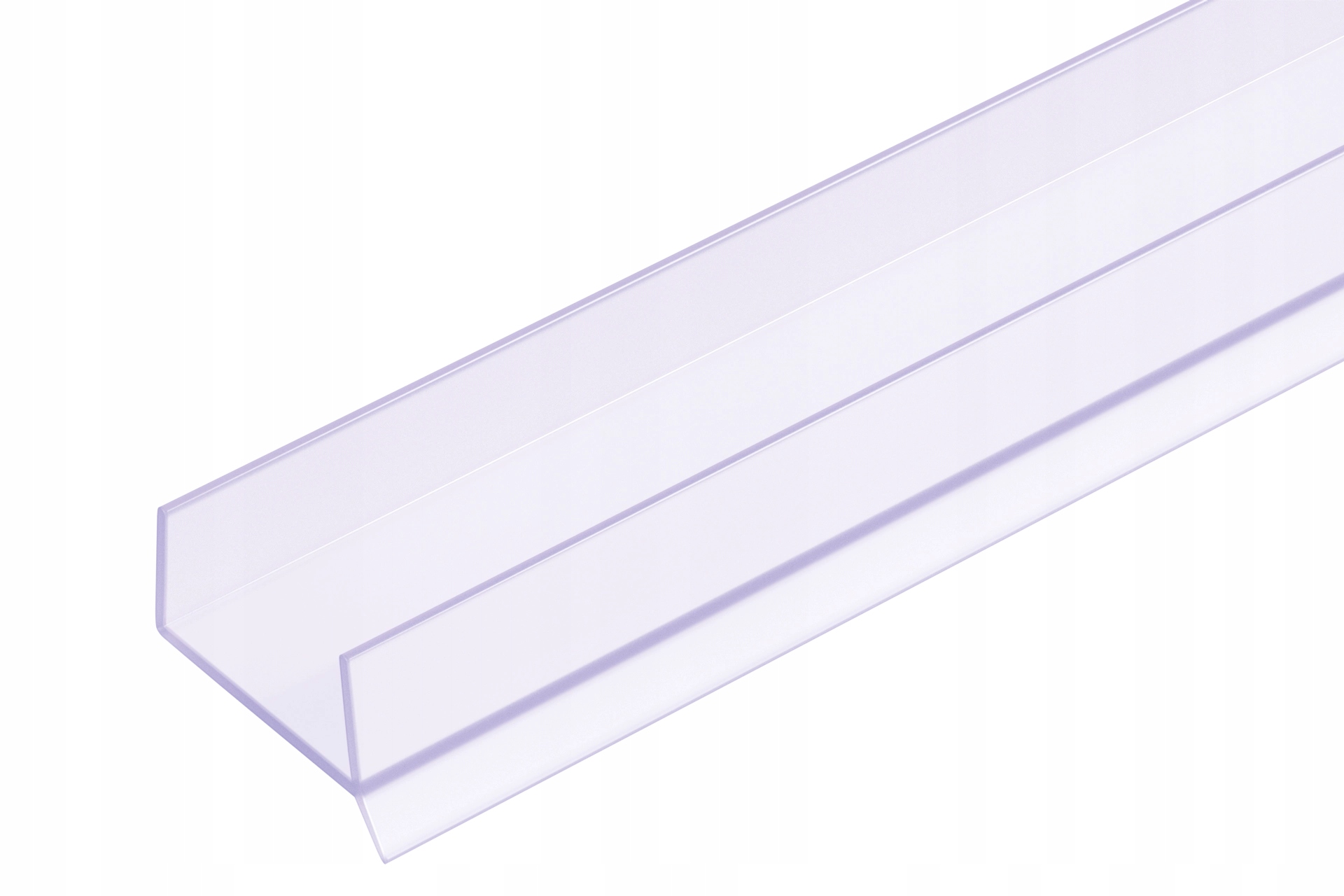 Uszczelka cokołowa 18-20mm PVC Cezar Transparentna Mat 3m
