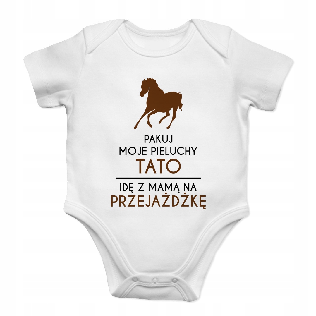 

Pakuj moje pieluchy tato konie body dziecięce