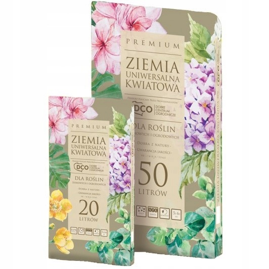 

Ziemia Uniwersalna Premium Nawóz Perlit Glinka 20L
