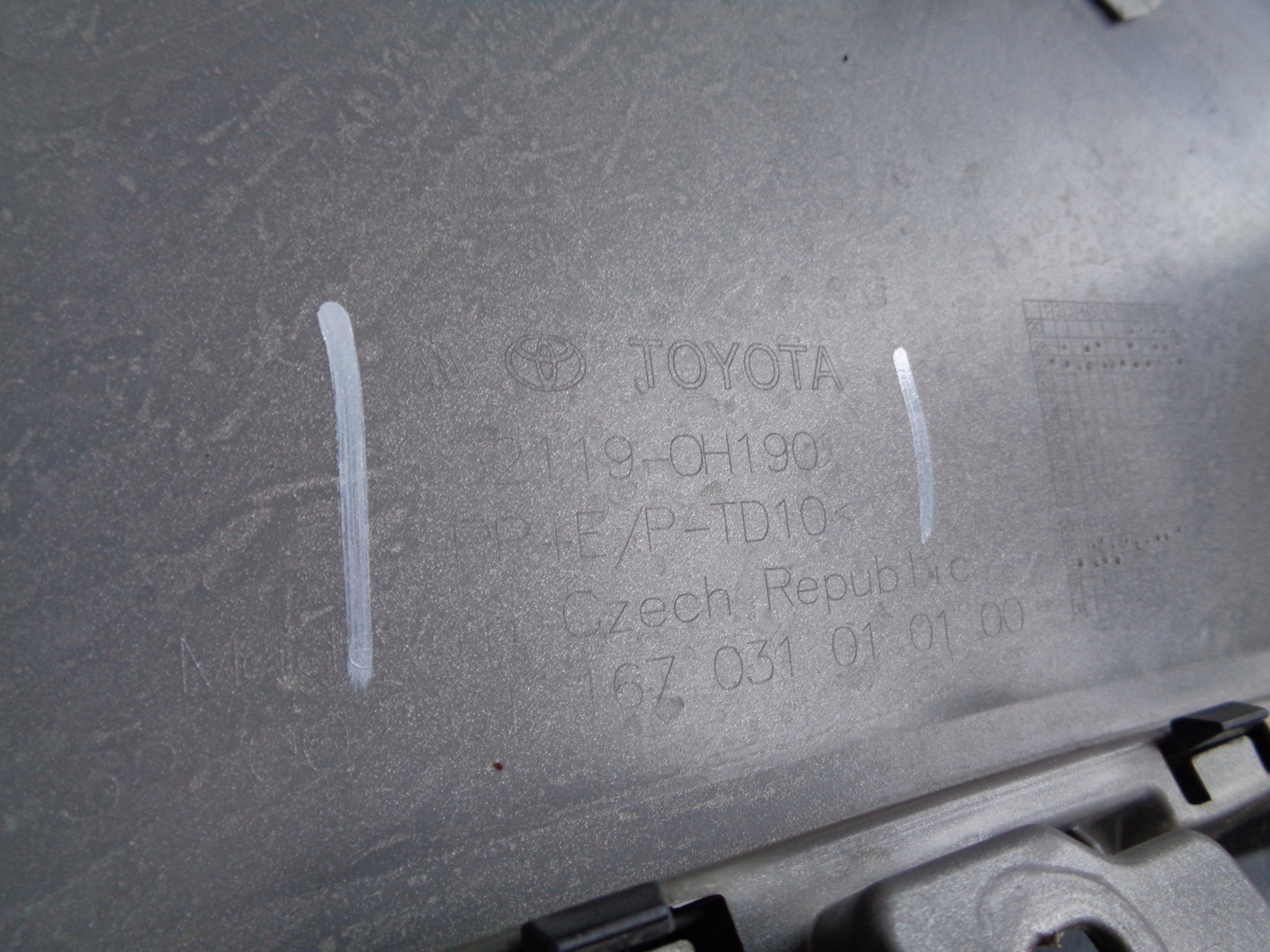 front bumper TOYOTA AYGO X 22- NR 50500